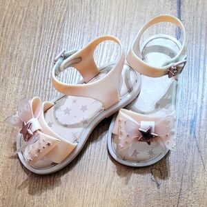 Kids Butterfly Sandals - Cream
